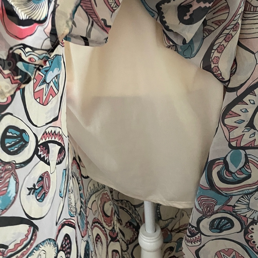 Tasha Polizzi Elegant Paisley Print Skirt, - Picture 6 of 7